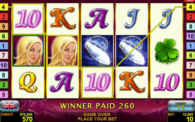 Lucky Lady’s Charm Slot machine. 