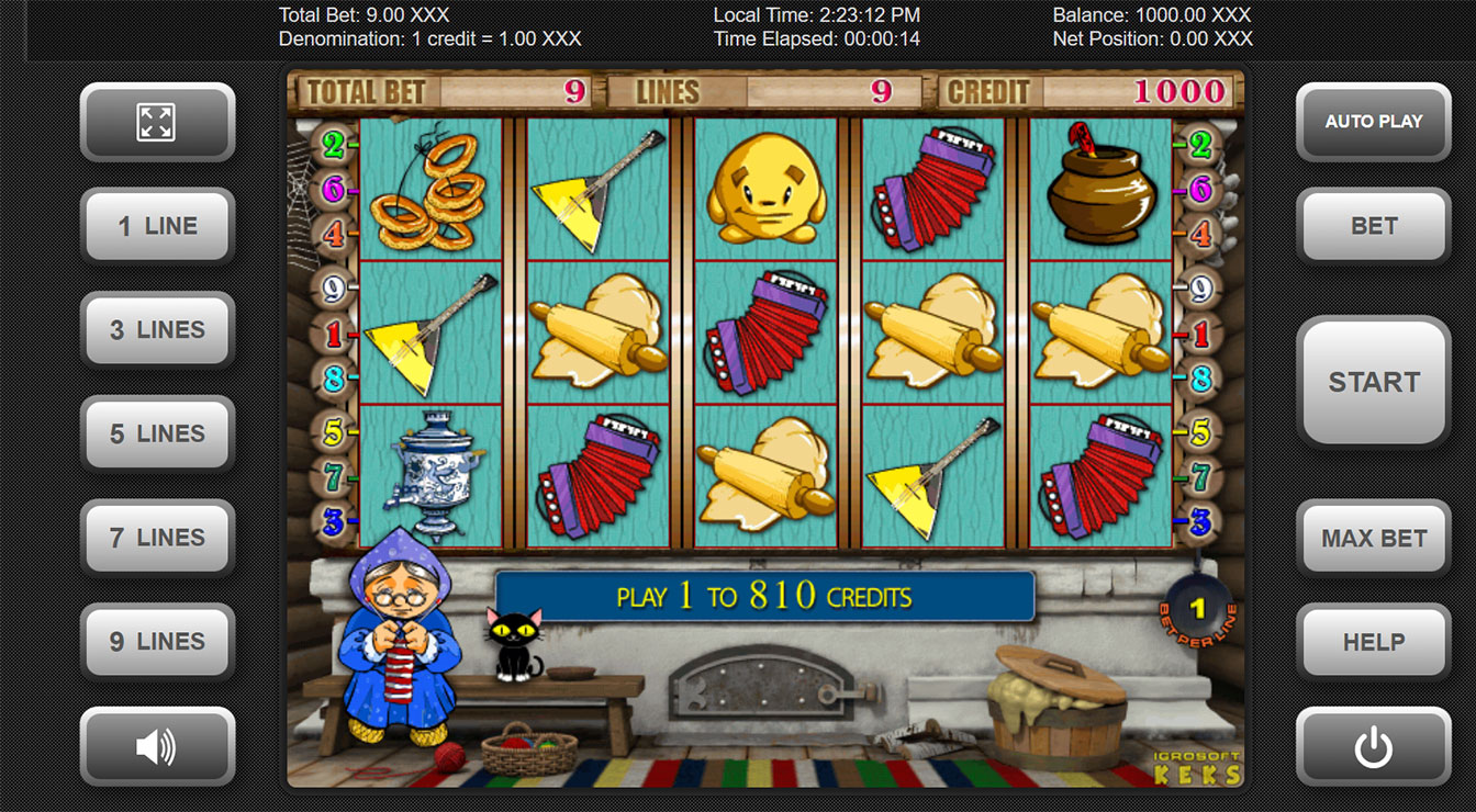 Keks Slot machine. 